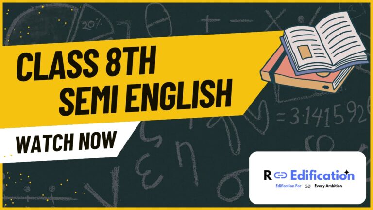 Class 8th (Semi English)