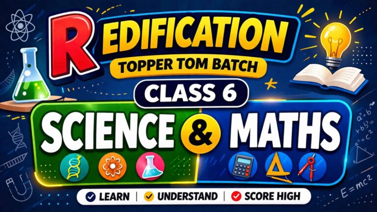 Class 6th SSC Board (Topper Tom)