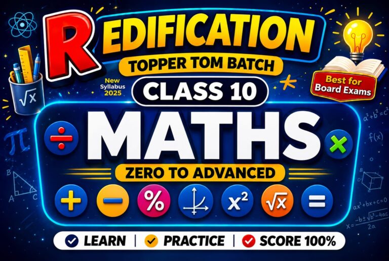 Class 10 SSC Board (Topper Tom)